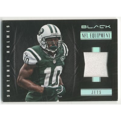 2012 Panini Black NFL Equipment #13 Santonio Holmes/80