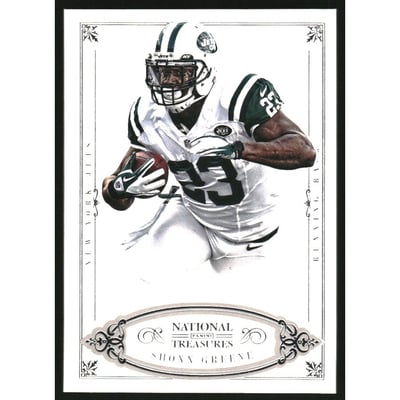 2012 Panini National Treasures #78 Shonn Greene