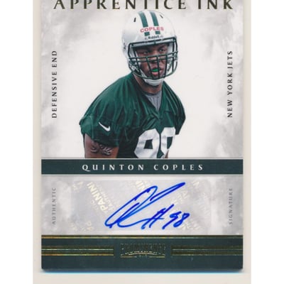2012 Panini Prominence Apprentice Ink #16 Quinton Coples/99