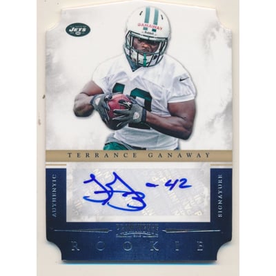 2012 Panini Prominence #205 Terrance Ganaway AU/199 RC