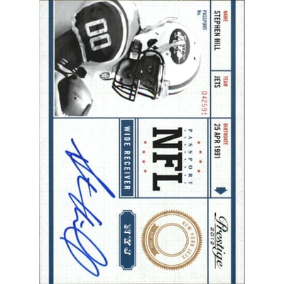 2012 Prestige NFL Passport Autographs #33 Stephen Hill
