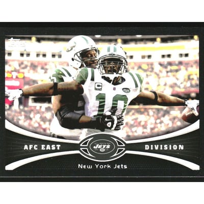 2012 Topps Black #439 New York Jets/Santonio Holmes