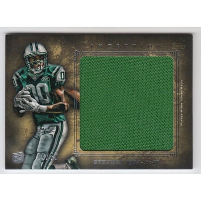 2012 Topps Inception Rookie Relics Jumbo Swatch Gold #JRSH Stephen Hill
