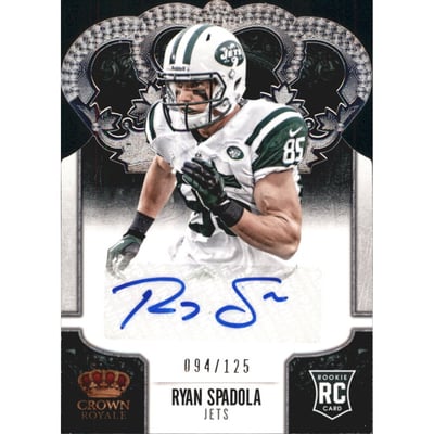 2013 Crown Royale Rookie Signatures #187 Ryan Spadola/125