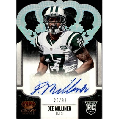 2013 Crown Royale Rookie Signatures Silver Holofoil #130 Dee Milliner