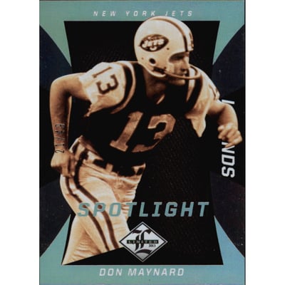 2013 Limited Silver Spotlight #115 Don Maynard