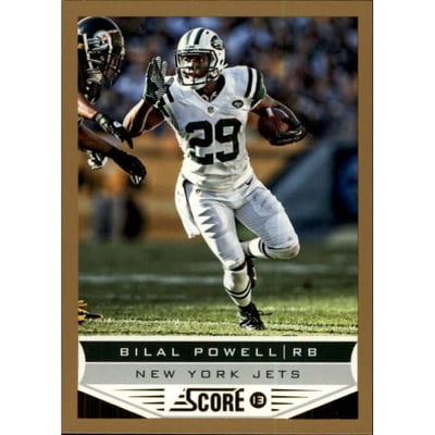 2013 Score Gold Zone #148 Bilal Powell