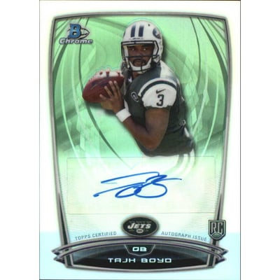 2014 Bowman Chrome Rookie Autographs Refractors #RCRATBO Tajh Boyd