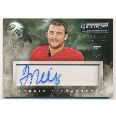2014 Panini Playbook #129 Trevor Reilly AU/99 RC