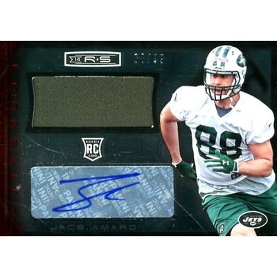 2014 Rookies and Stars Rookie Jersey Autographs Longevity Holofoil #RMJA Jace Amaro/99