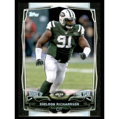 2014 Topps Black #127 Sheldon Richardson ROY
