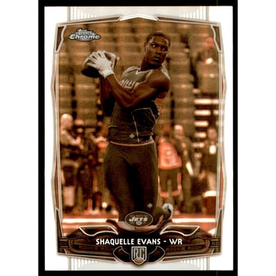 2014 Topps Chrome Sepia Refractors #132 Shaquelle Evans