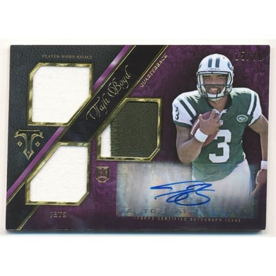 2014 Topps Triple Threads Purple #111 Tajh Boyd JSY AU