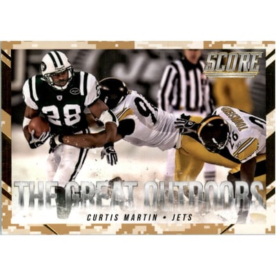 2015 Score The Great Outdoors Desert Camo #8 Curtis Martin
