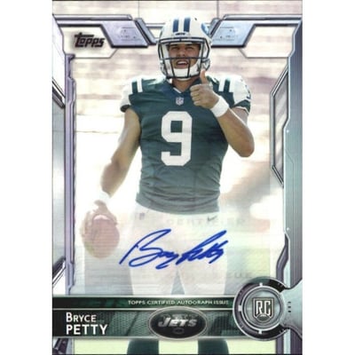 2015 Topps Autographs #459B Bryce Petty