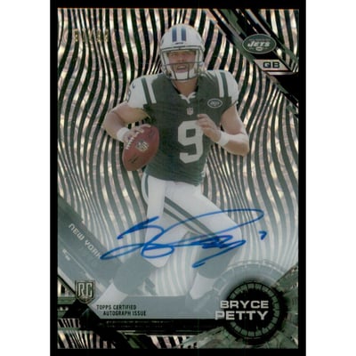 2015 Topps High Tek Autographs Tidal Diffractor #76 Bryce Petty