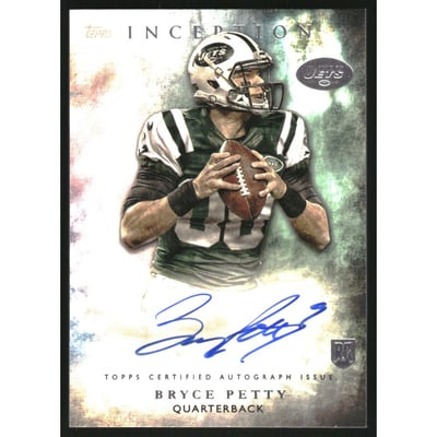 2015 Topps Inception #RA20 Bryce Petty AU RC