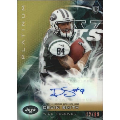 2015 Topps Platinum Autographs Gold Refractors #ARDS Devin Smith