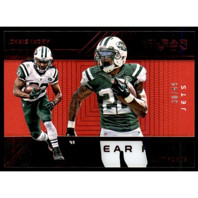 2016 Panini Clear Vision Clear Heirs Red #18 Matt Forte/Chris Ivory