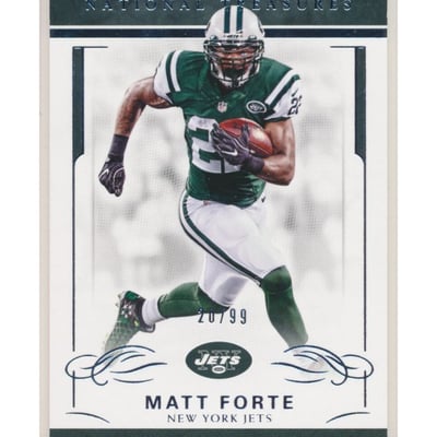 2016 Panini National Treasures #72 Matt Forte