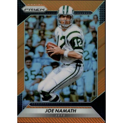 2016 Panini Prizm Prizms Orange #155 Joe Namath