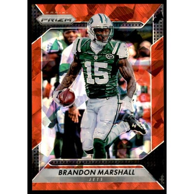 2016 Panini Prizm Prizms Red Crystals #102 Brandon Marshall