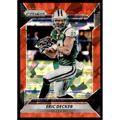 2016 Panini Prizm Prizms Red Crystals #112 Eric Decker