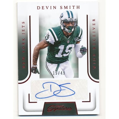 2016 Prime Signatures Autographs Red #26 Devin Smith/49