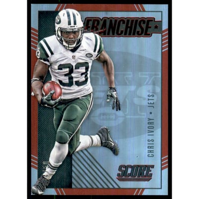 2016 Score Franchise Jumbo Red #4 Chris Ivory
