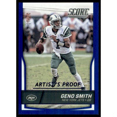 2016 Score Jumbo Artist's Proof #220 Geno Smith