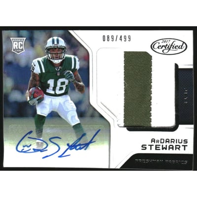 2017 Certified #220 ArDarius Stewart JSY AU/499 RC