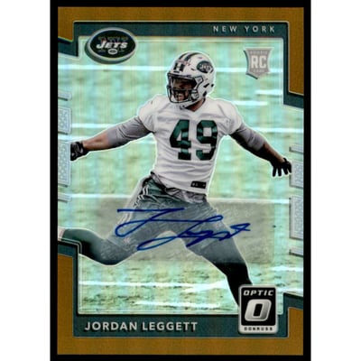 2017 Donruss Optic Rookie Autographs Bronze #105 Jordan Leggett