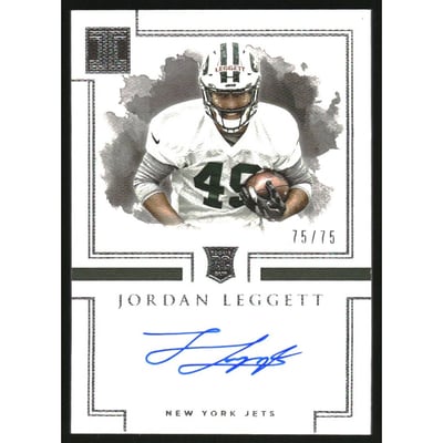 2017 Panini Impeccable #155 Jordan Leggett AU RC