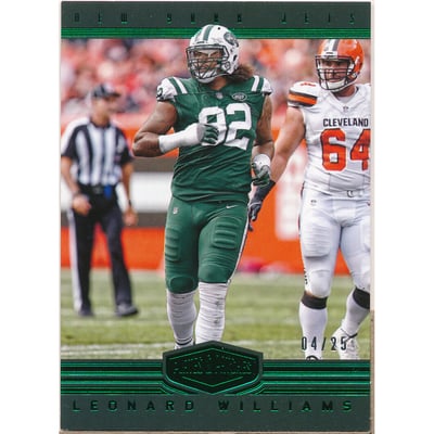 2017 Panini Plates and Patches Green #69 Leonard Williams