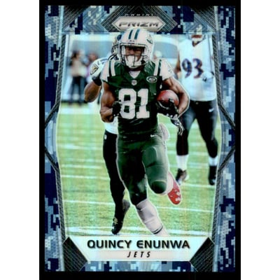 2017 Panini Prizm Prizms Camo #195 Quincy Enunwa