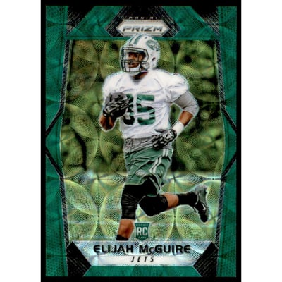 2017 Panini Prizm Prizms Green Scope #298 Elijah McGuire