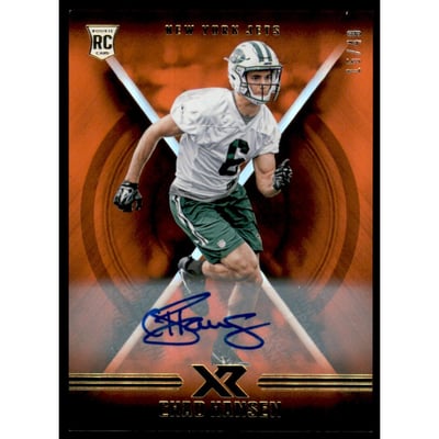 2017 Panini XR Autographs Orange #103 Chad Hansen