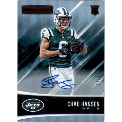 2017 Rookies and Stars Rookies Longevity Signatures #285 Chad Hansen/99