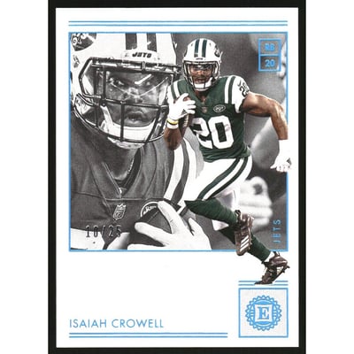 2018 Panini Encased Sapphire #12 Isaiah Crowell/25