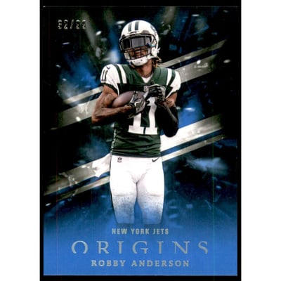 2018 Panini Origins Blue #34 Robby Anderson
