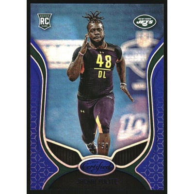 2019 Certified Mirror Blue #186 Jachai Polite