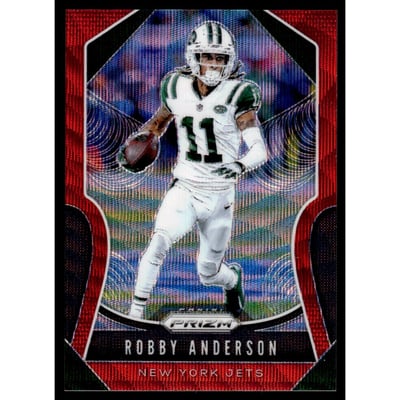 2019 Panini Prizm Prizms Red Wave #26 Robby Anderson