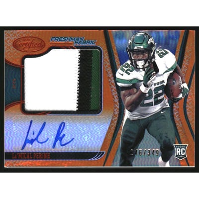 2020 Certified Mirror Orange #241 La'Mical Perine JSY AU/349