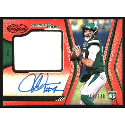 2020 Certified Mirror Red #239 James Morgan JSY AU/249