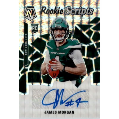 2020 Panini Mosaic Rookie Scripts #38 James Morgan