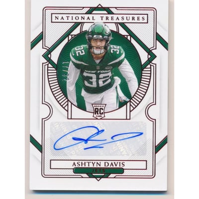 2020 Panini National Treasures Red Jersey Number #141 Ashtyn Davis AU/32