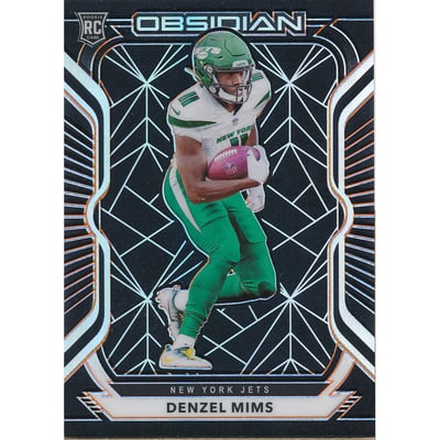2020 Panini Obsidian Electric Etch Orange #125 Denzel Mims