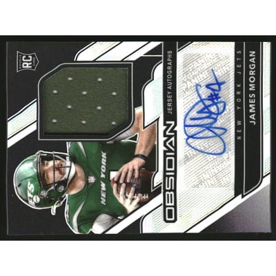 2020 Panini Obsidian Rookie Jersey Autographs #238 James Morgan/150