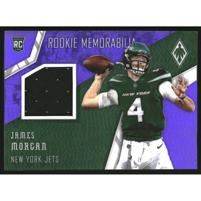 2020 Panini Phoenix Rookie Memorabilia Purple #35 James Morgan