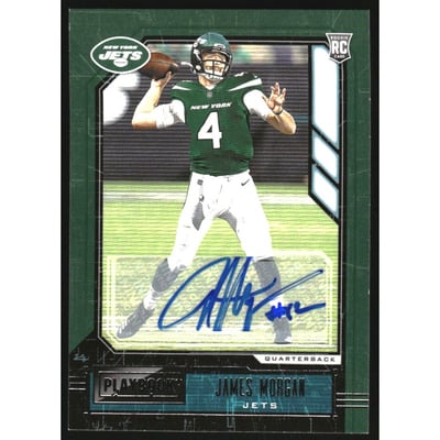 2020 Panini Playbook Rookies Signatures #136 James Morgan